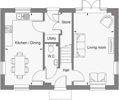 Dandara -  Birch Park  - The Gosford, Home 1 floorplan