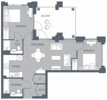 stylised floorplan