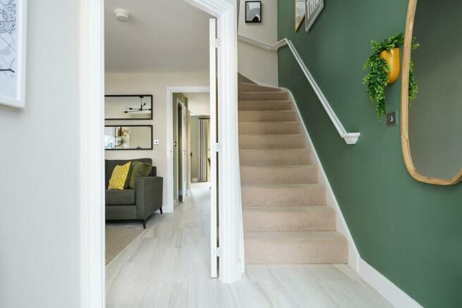 The light & airy entrance hall