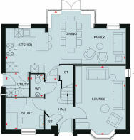 Bradgate ground floor floorplan