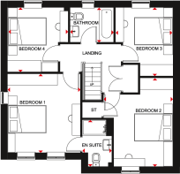 Radleigh first floor plan