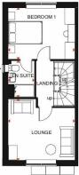 Kingsville first floorplan Whittlesey Lakeside