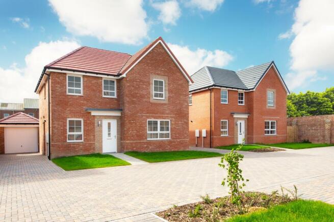 Outside view of 4 bedroom Radleigh homes