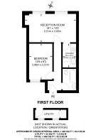 Floorplan area for info only, not for £/sq. ft valuation
