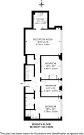 Floorplan area for info only, not for £/sq. ft valuation