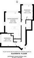 Floorplan area for info only, not for £/sq. ft valuation