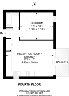 Floorplan area for info only, not for £/sq. ft valuation