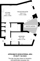 Floorplan area for info only, not for £/sq. ft valuation