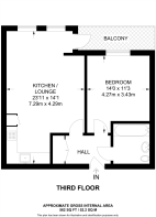Floorplan area for info only, not for £/sq. ft valuation