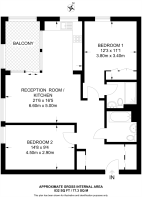 Floorplan area for info only, not for £/sq. ft valuation