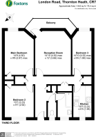 Floorplan area for info only, not for Â£/sq. ft valuation