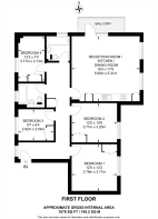Floorplan area for info only, not for £/sq. ft valuation