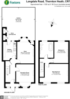 Floorplan area for info only, not for Â£/sq. ft valuation