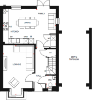 Hurst ground floorplan