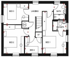 Cornell SF floor plan