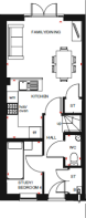 Kingsville ground floorplan