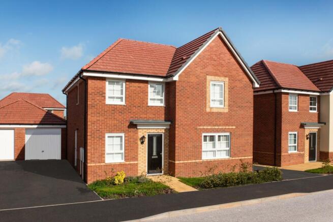 Exterior view of our 4 bed Radleigh home