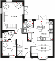 Avondale gf plan @ Parc Fferm Wen DWH