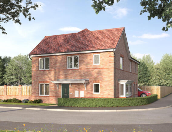 Computer Generated Image, Indicative Exterior, New Build Home