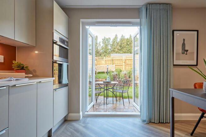 French doors to the garden in the Ingleby 4 bedroom home