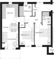 Floor plan - plots 68, 70, 73