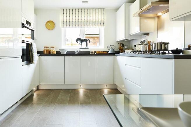 Contemporary fitted kitchen
