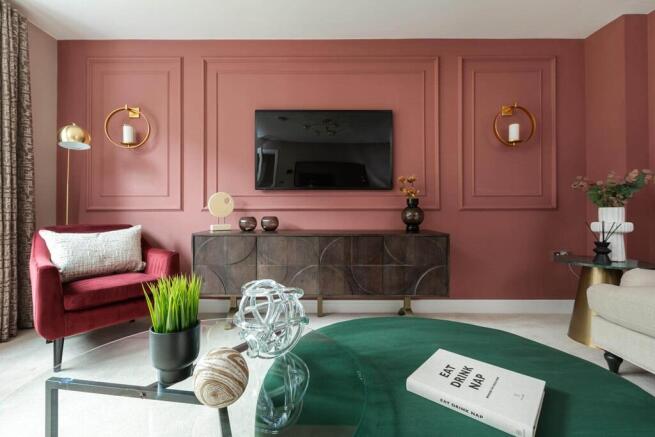 A bright and airy lounge is the perfect place to relax