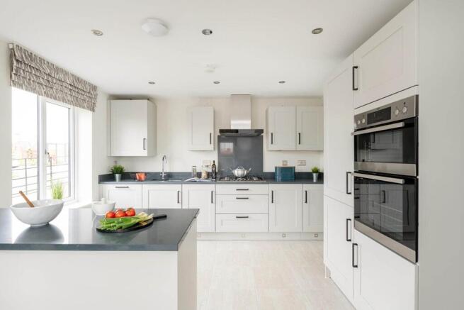 A brand new, modern kitchen is ready from the day you move in