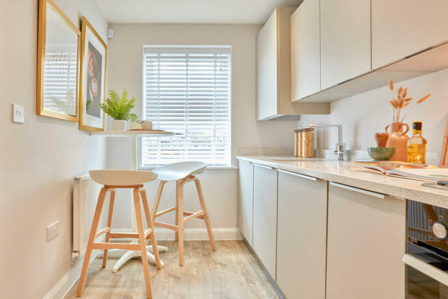 Modern kitchen in the Norbury 3 bedroom home