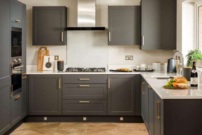 A brand new kitchen that's ready for you to use