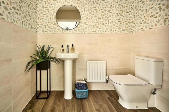 Convenient downstairs toilet