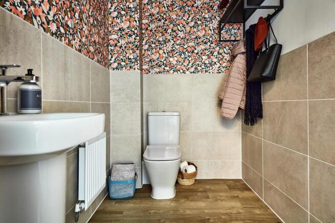 Convenient downstairs toilet