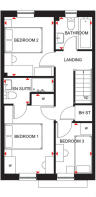 First floor of the Maidstone 3 bedroom home