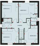 Kirkdale first floor plan