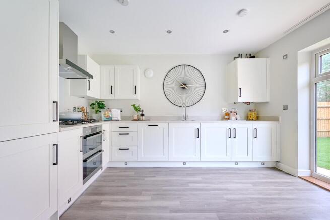 Spacious kitchen with plenty of storage