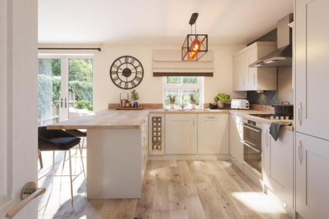 Kitchen in a 4 bed Chester