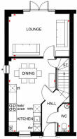 The Ashurst ground floor floorplan