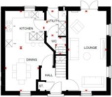 The Thornton G1 Ground Floor plan