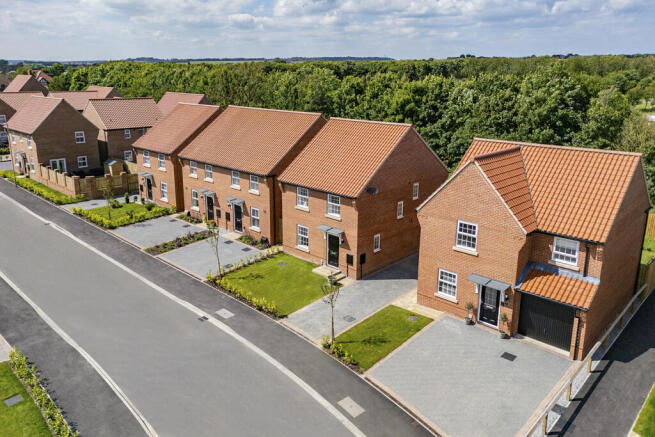 St Johns View drone street scene