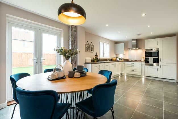 Stunning open plan kitchen