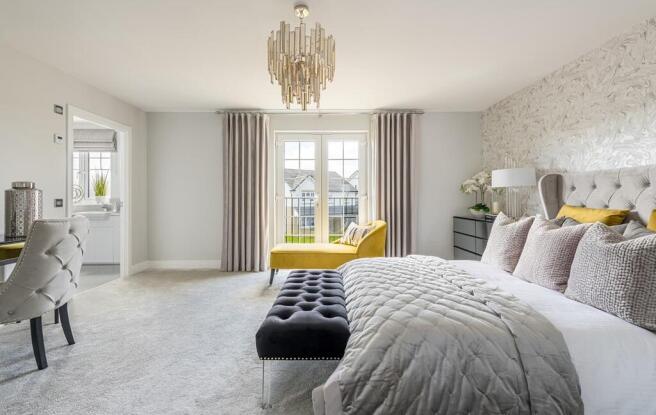 Main bedroom offers plenty of space