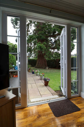 Patio doors from lounge