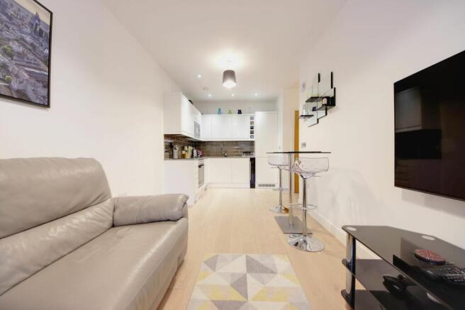 Open-plan living area