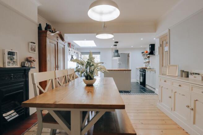 Open-plan dining room