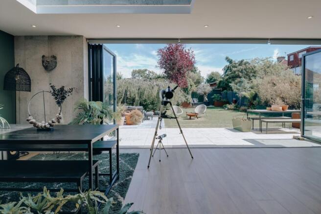 Open-plan living area