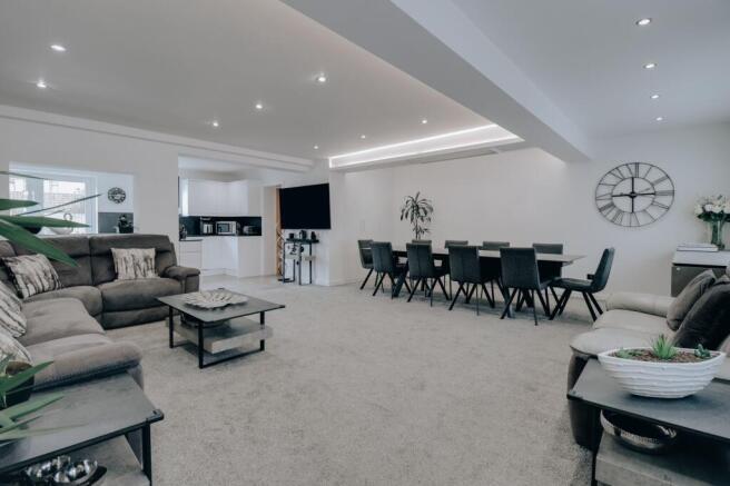 Open-plan living area