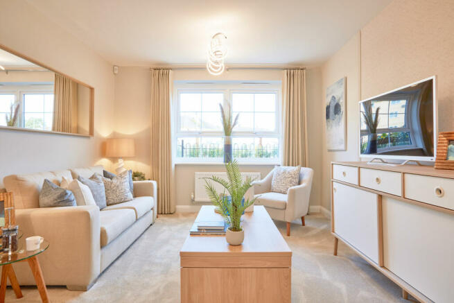 Bright and airy lounge in the Chester 4 bedroom home