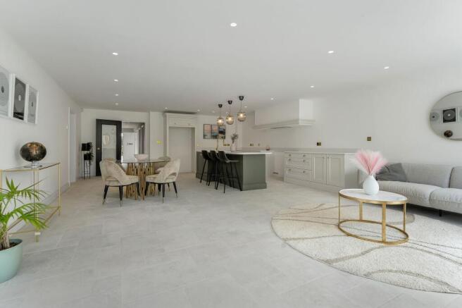 Living Dining Kitchen