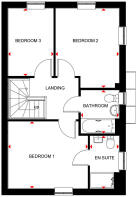 Redgrave detached home at Wayland Field first floor