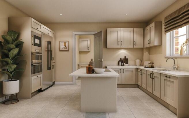 Open plan kitchen